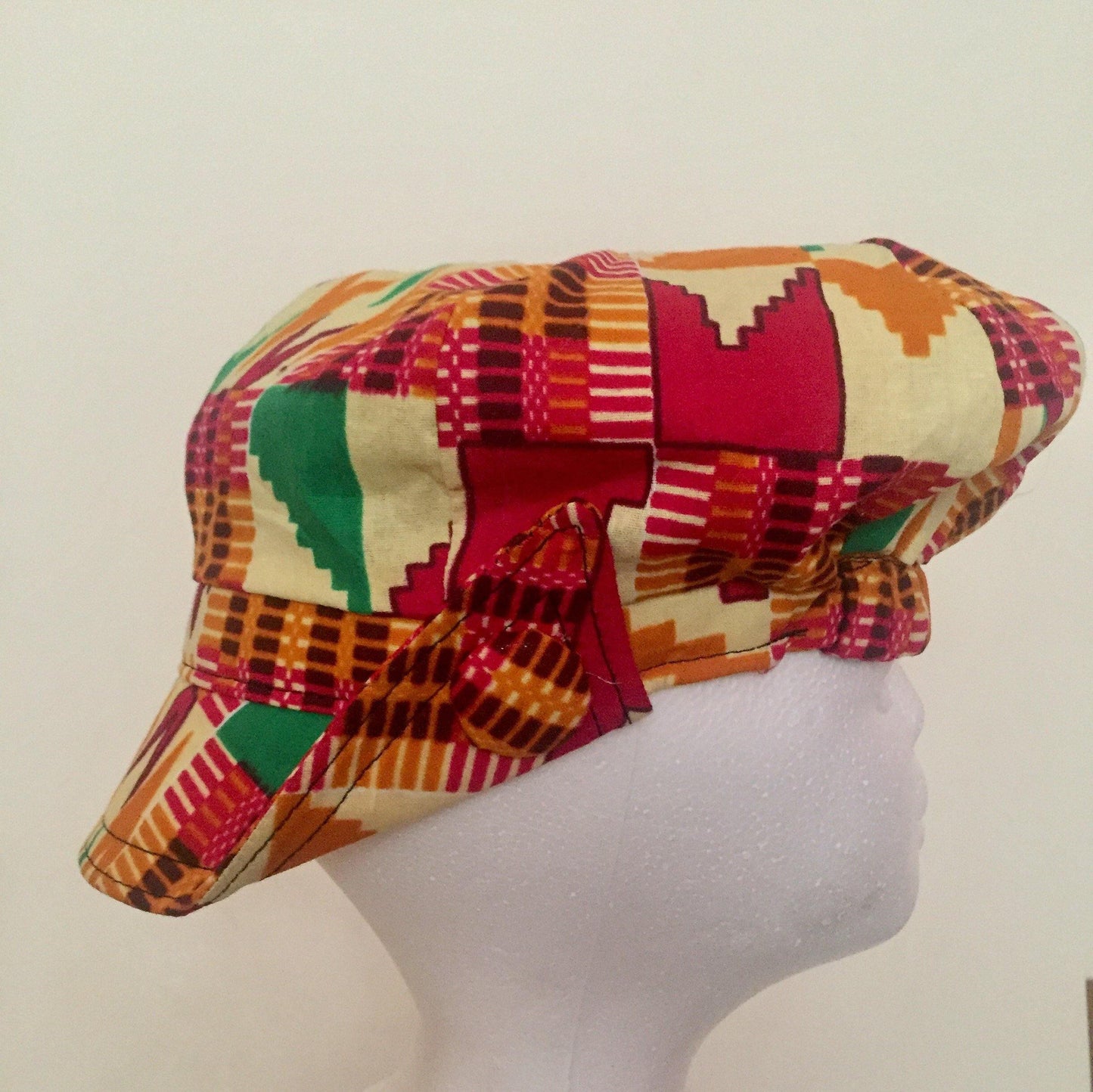 Superior Wax Cotton African Lilly Ladies Hat Made in UK - Free Life's Love