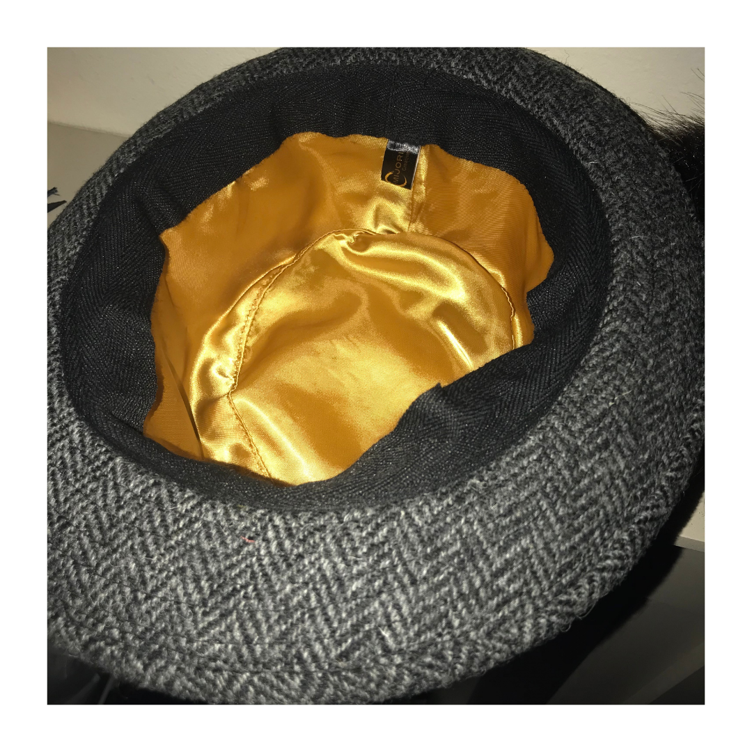 Genuine Harris Tweed Trilby Water Repellent Made in UK - Free Life's Love
