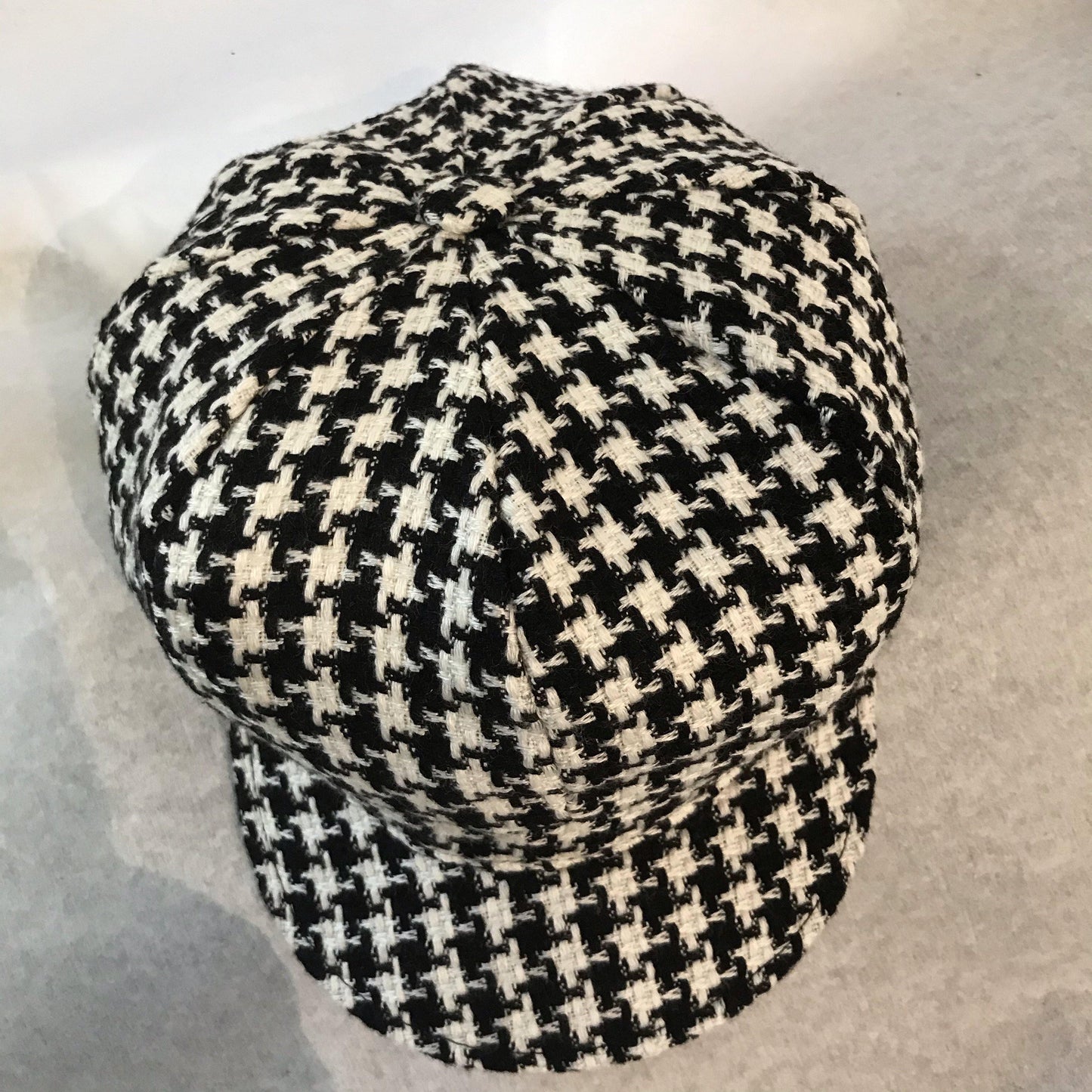 Houndstooth Bakerboy Ladies Hat - Free Life's Love