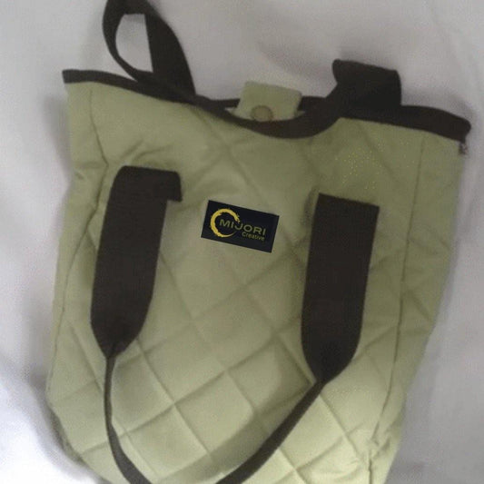 Waterproof Padded Wax Cotton Tote bag Made in UK - Free Life's Love