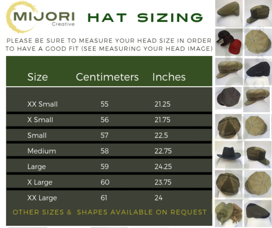 Women's Twister Flat Pack Rain Hat Made in UK - Free Life's Love