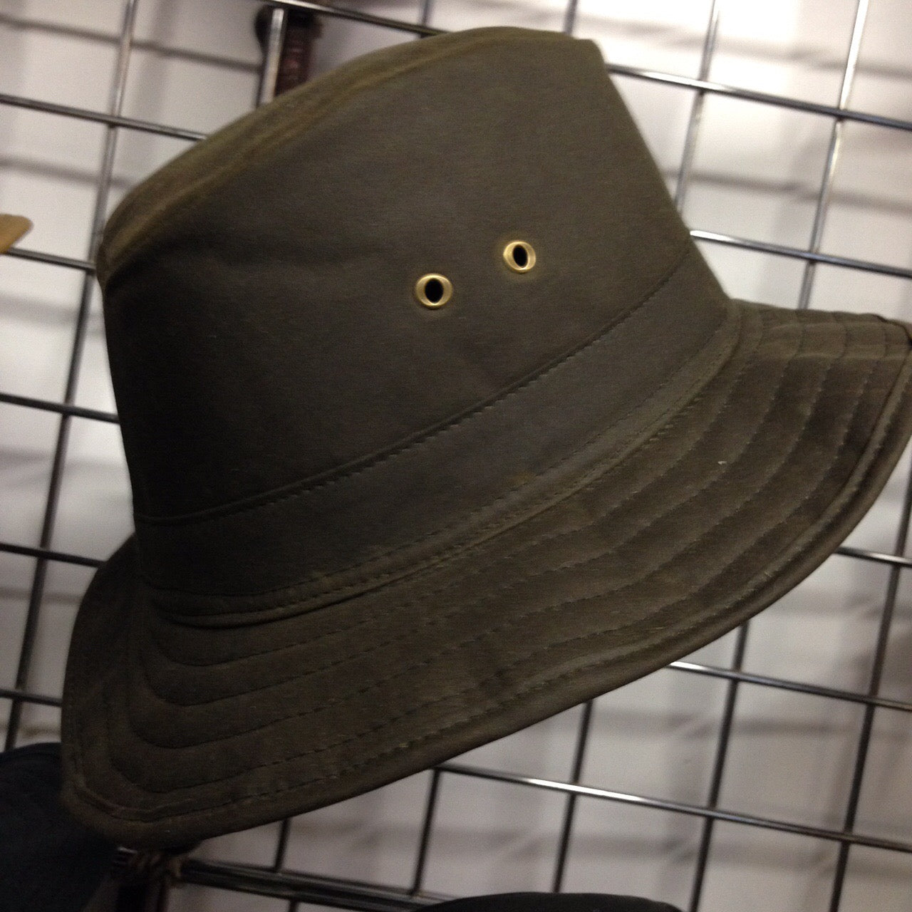 Waxed cotton waterproof trilby - made to measure - Mijori Creative