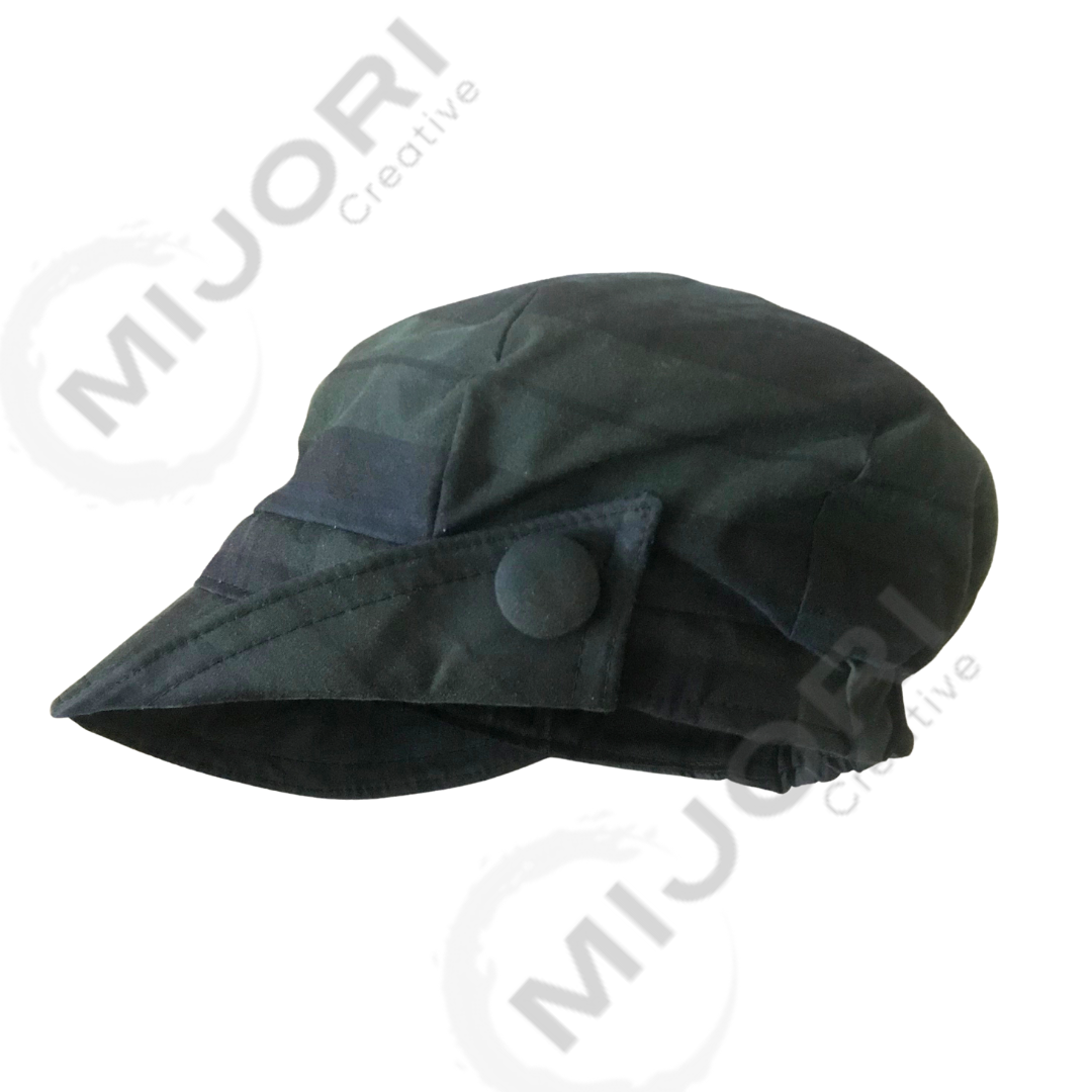 Ladies Waterproof Lilly Baker Boy Rain Hat Made in UK - Mijori Creative