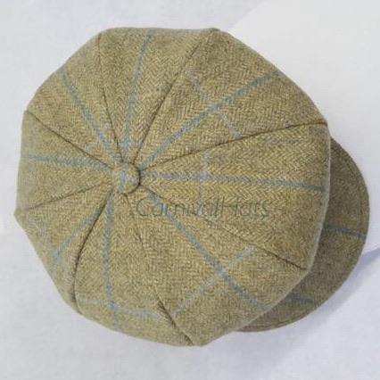 Ladies Tweed Baker Boy Women's Rain Hat Made in UK - Free Life's Love