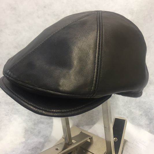 Real Nappa Leather Flat Cap Free Delivery in UK Made in UK - Free Life's Love