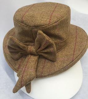 Quality Tweed Water Repellent Ladies Hat Made in UK - Free Life's Love