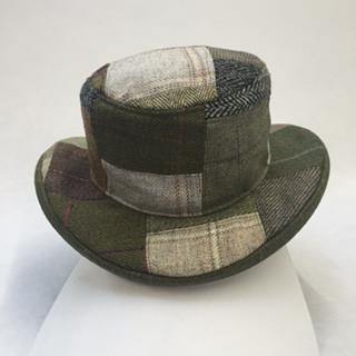 Genuine Patchwork Tweed Thelma Hat Made in UK - Free Life's Love