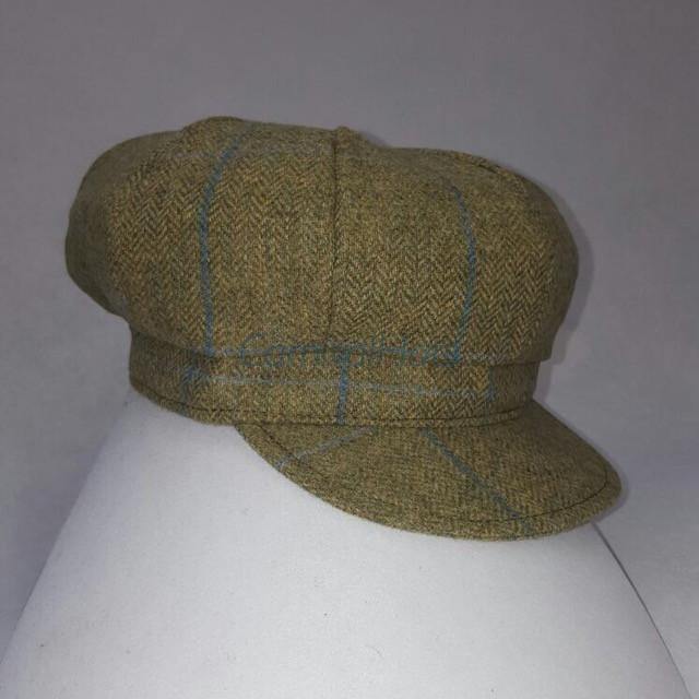 Ladies Tweed Baker Boy Women's Rain Hat Made in UK - Free Life's Love