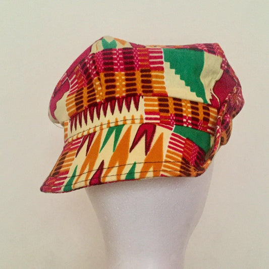 Superior Wax Cotton African Lilly Ladies Hat Made in UK - Free Life's Love