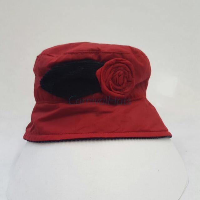 Girls Waterproof Rain hat with Rose design Made in UK - Free Life's Love