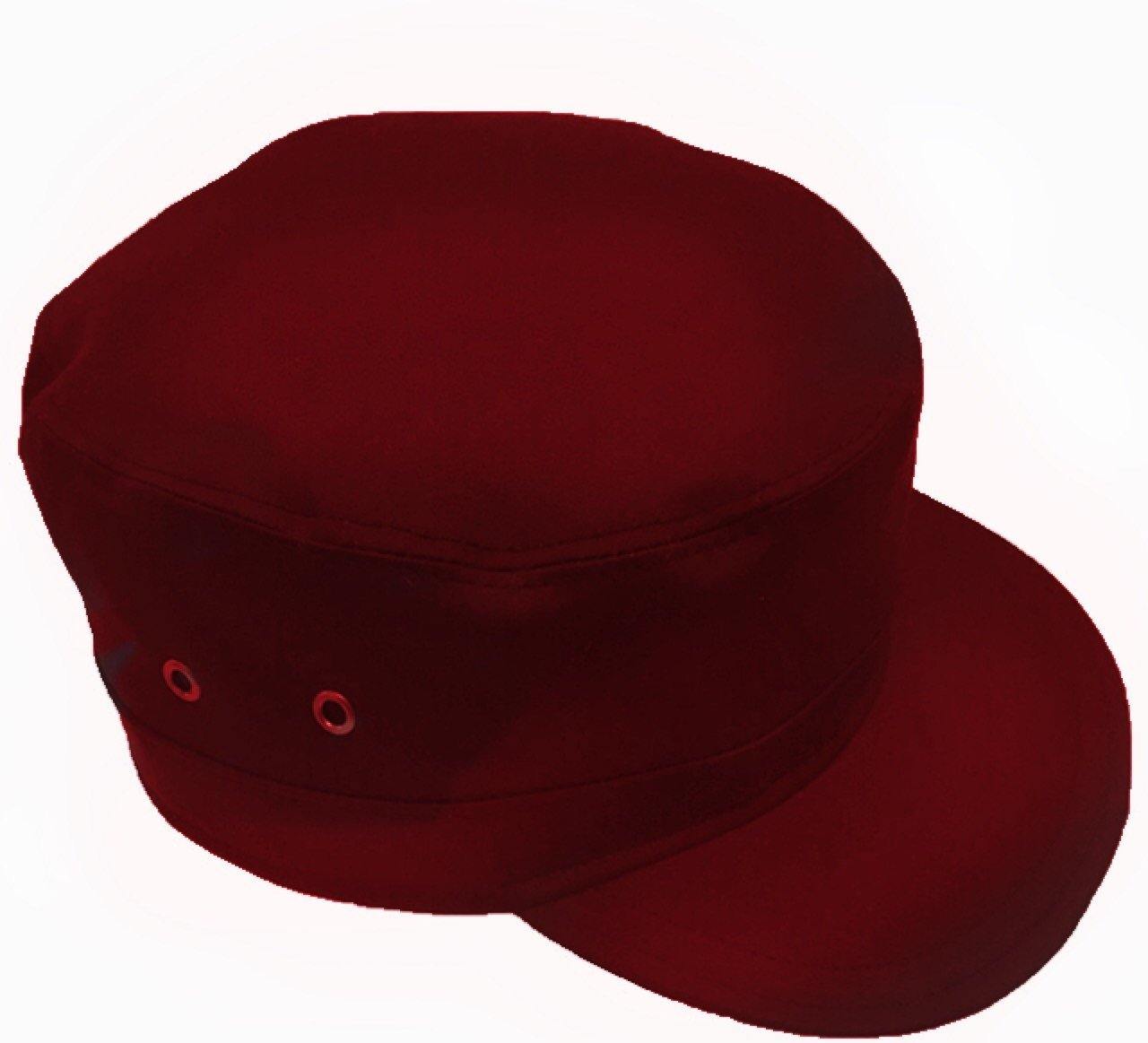 Red military best sale cap